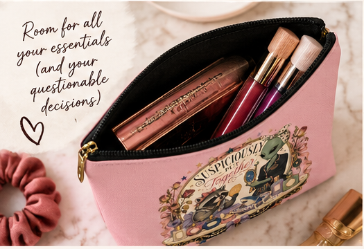 Personalized Earthling Disguise Kit Makeup Bag – Funny Alien Cosmetic Pouch