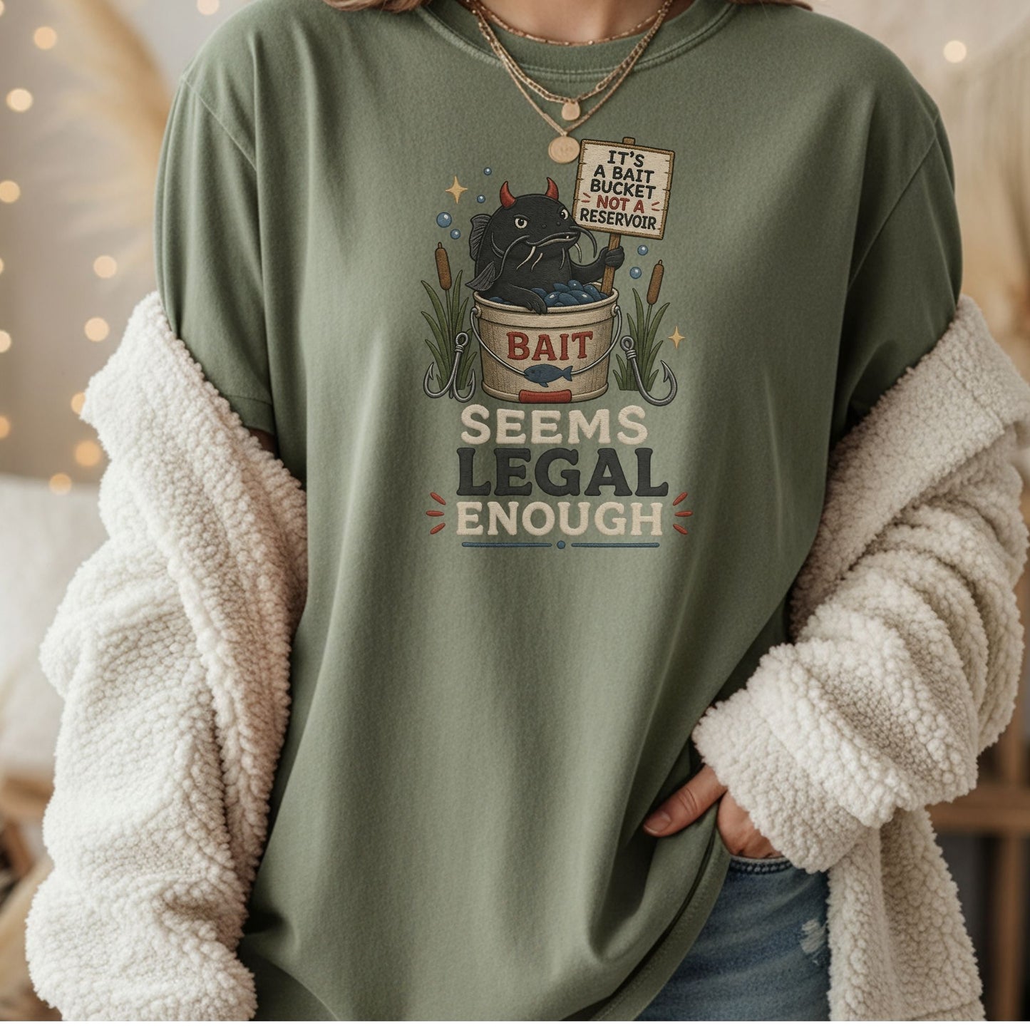 The 'Seems Legal Enough' Angler T-Shirt