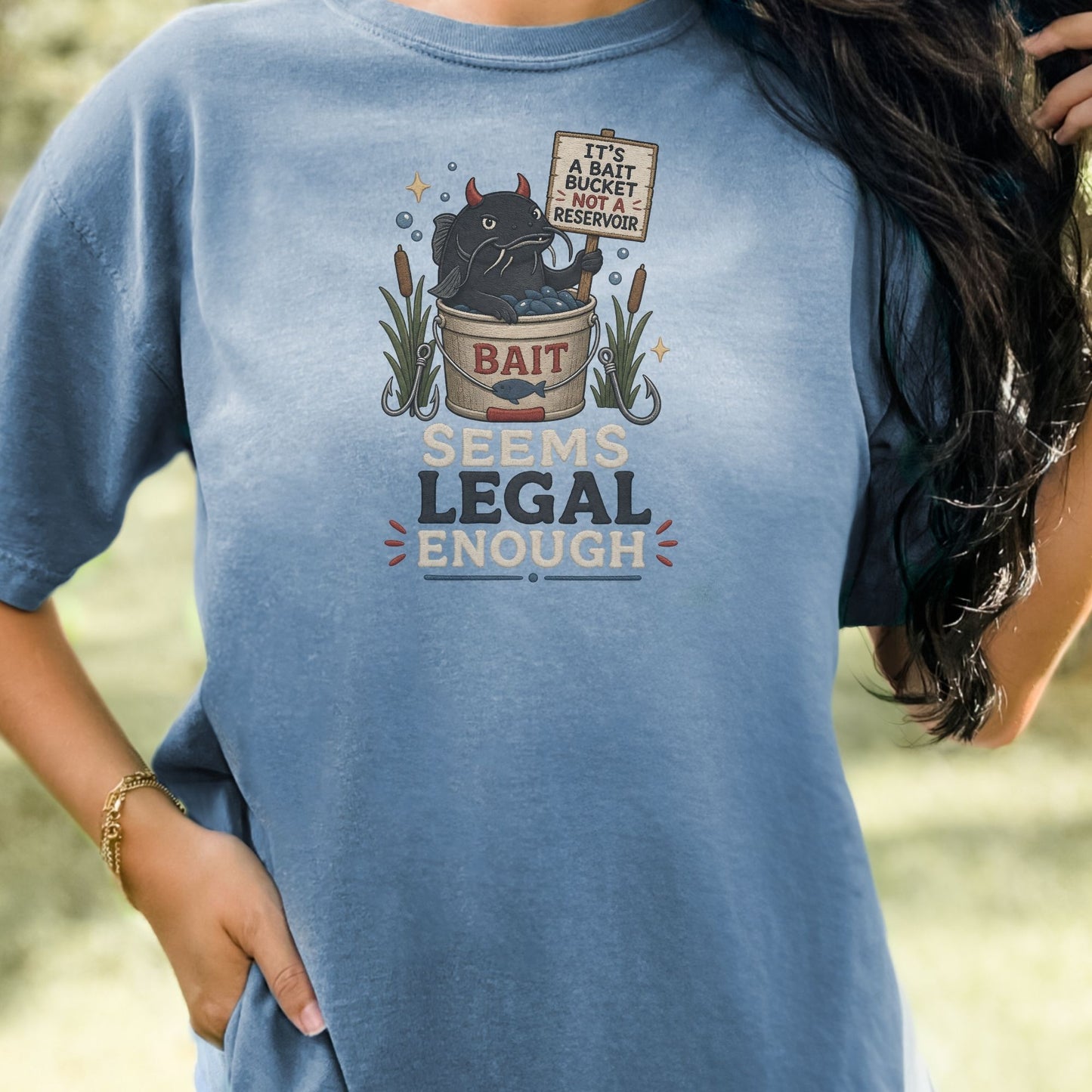 The 'Seems Legal Enough' Angler T-Shirt